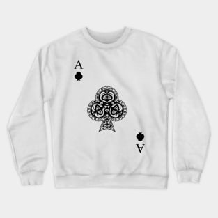 Poker as card Crewneck Sweatshirt